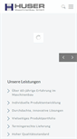 Mobile Screenshot of huser-maschinenbau.de